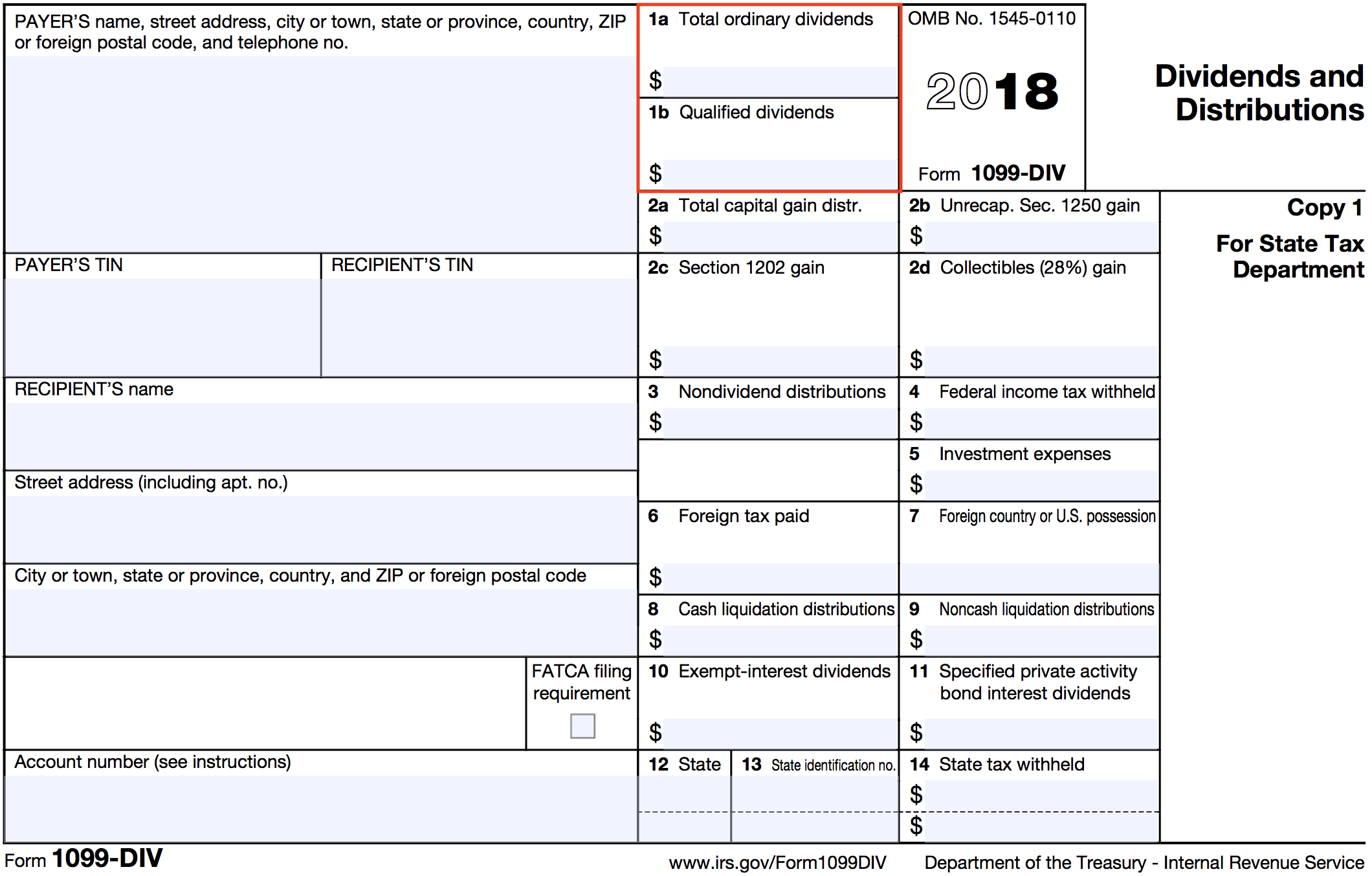 tax form qualified dividends